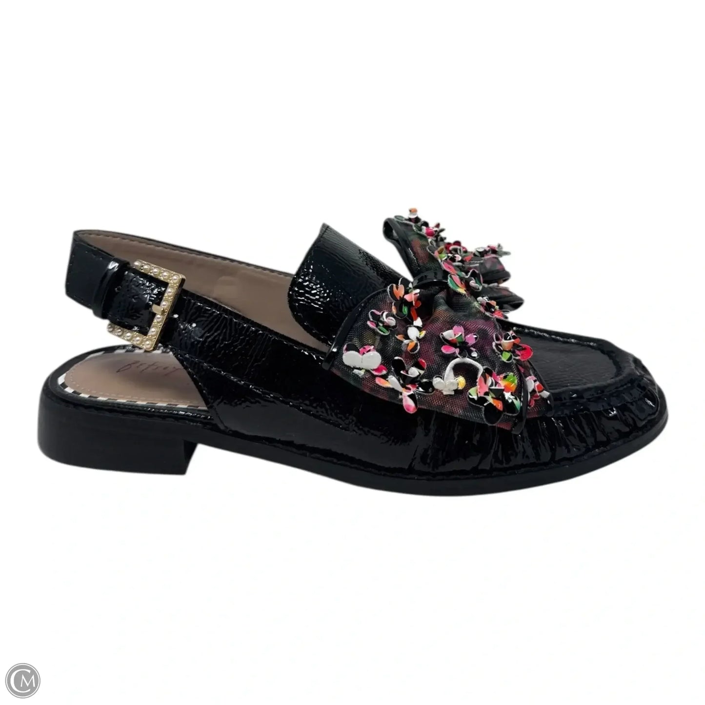 Breyer Slingback Loafers By Betsey Johnson In Black, Size: 7
