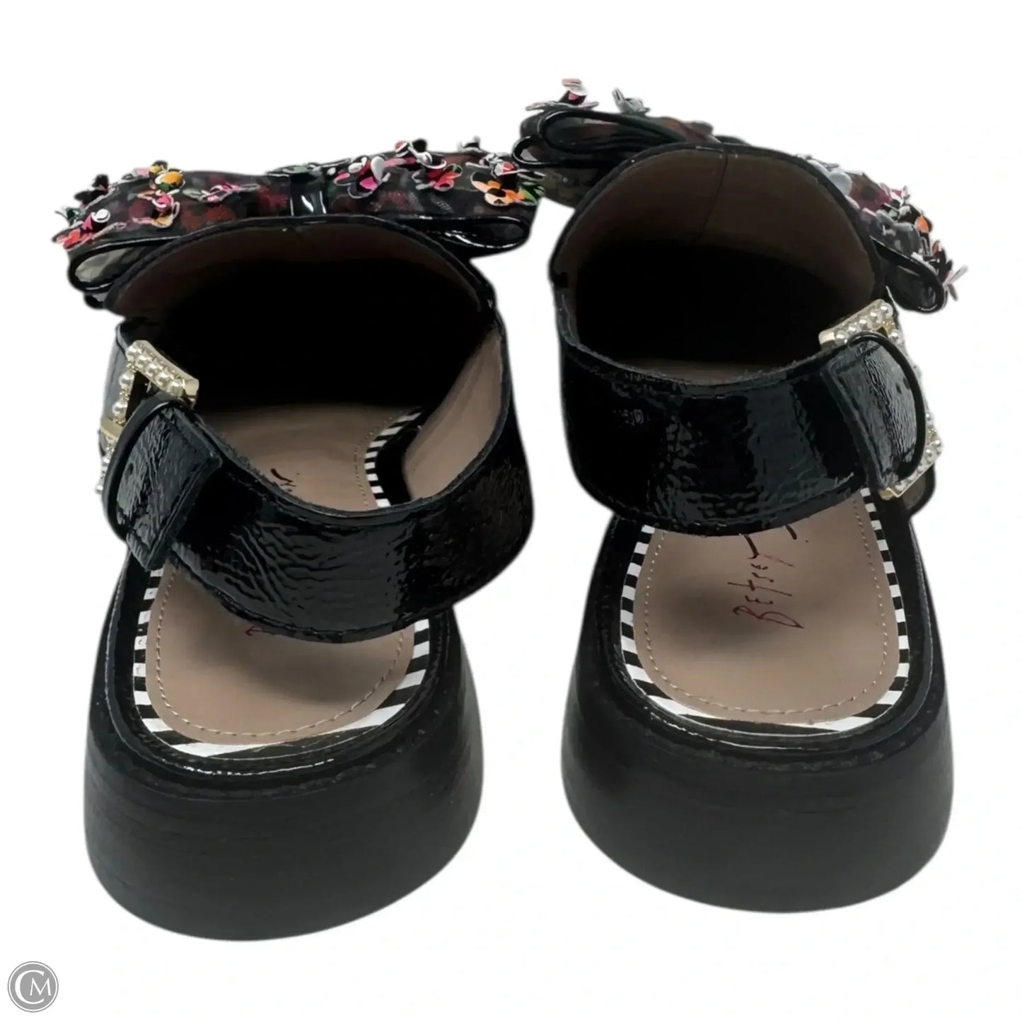 Breyer Slingback Loafers By Betsey Johnson In Black, Size: 7