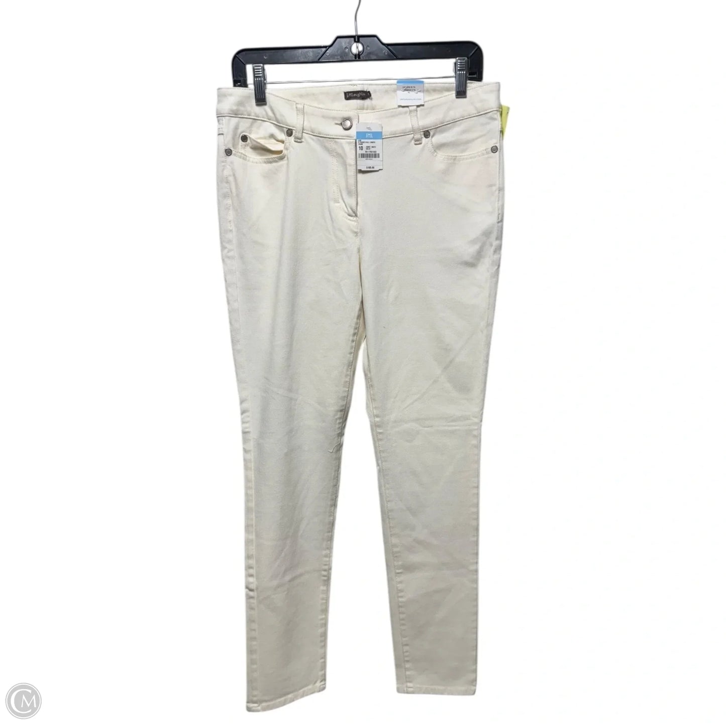 Jeans Skinny By J Mclaughlin In Cream, Size: 10