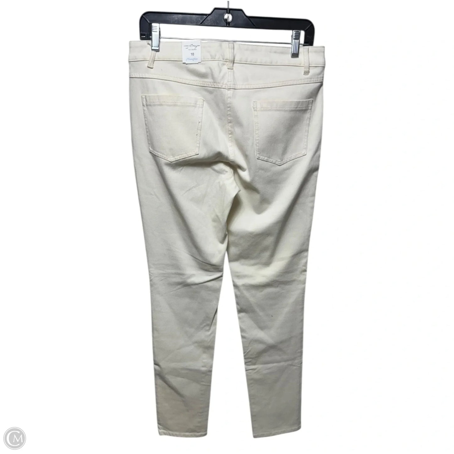 Jeans Skinny By J Mclaughlin In Cream, Size: 10