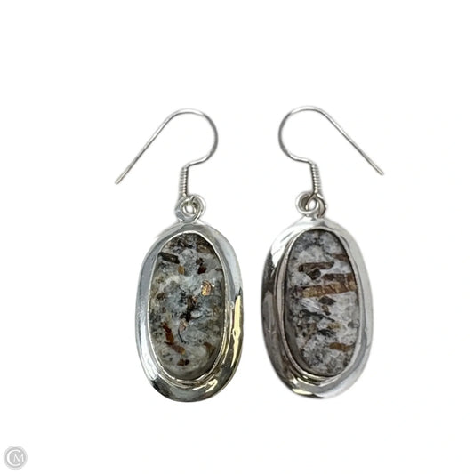 Sterling Silver Natural Stone Dangle Earrings