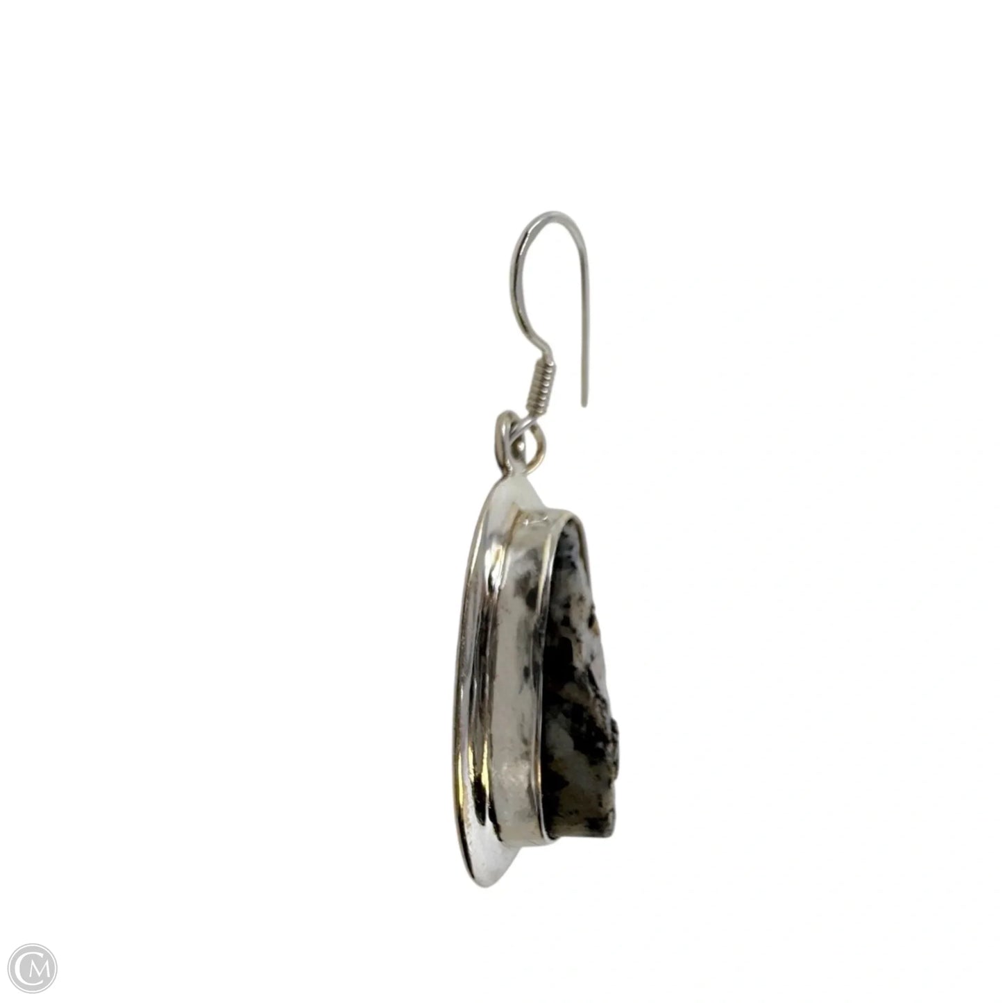 Sterling Silver Natural Stone Dangle Earrings
