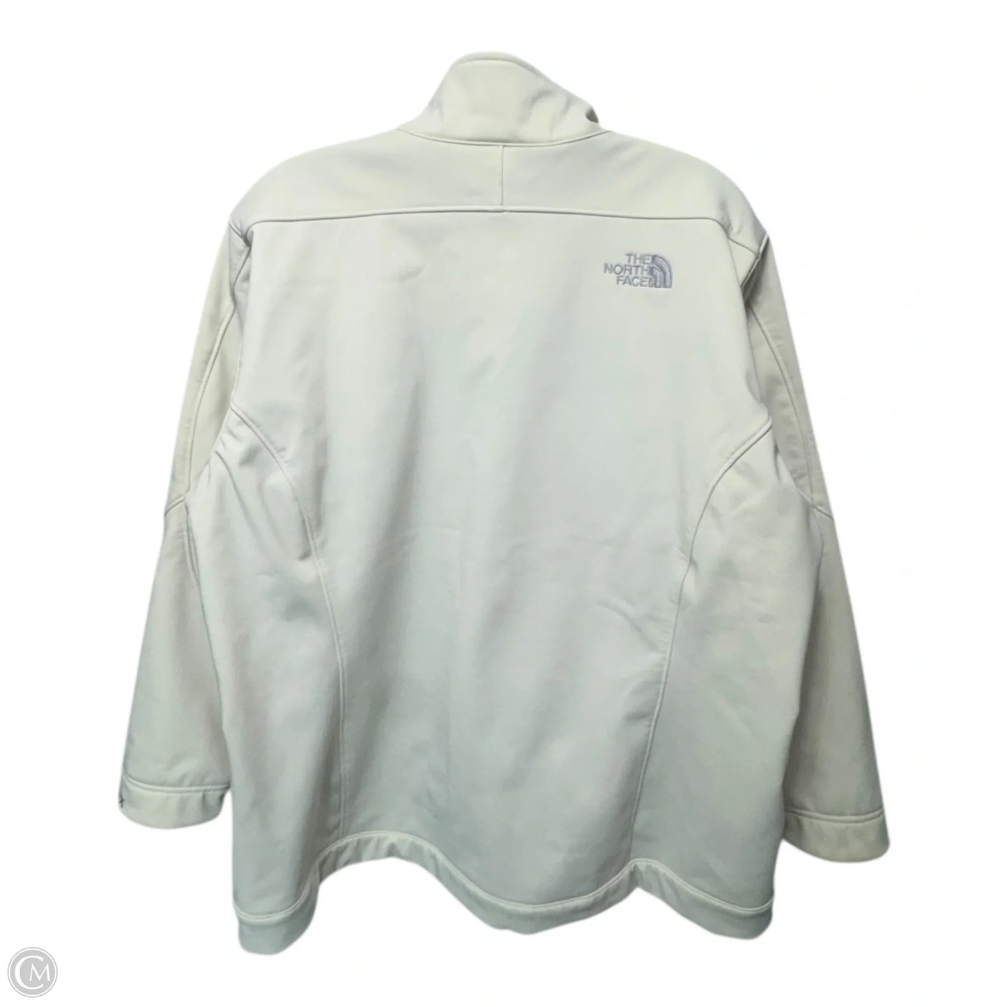 Athletic Jacket By The North Face In Cream, Size: Xl