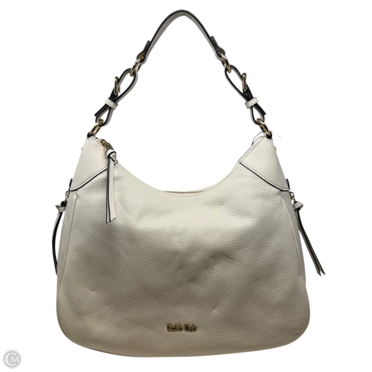 Pebbled Leather Hobo By Calvin Klein, Size: Large