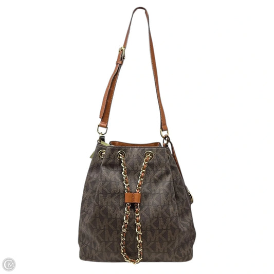 Frankie Large Drawstring Convertible Shoulder Bag/ Crossbody Designer By Michael Kors, Size: Medium