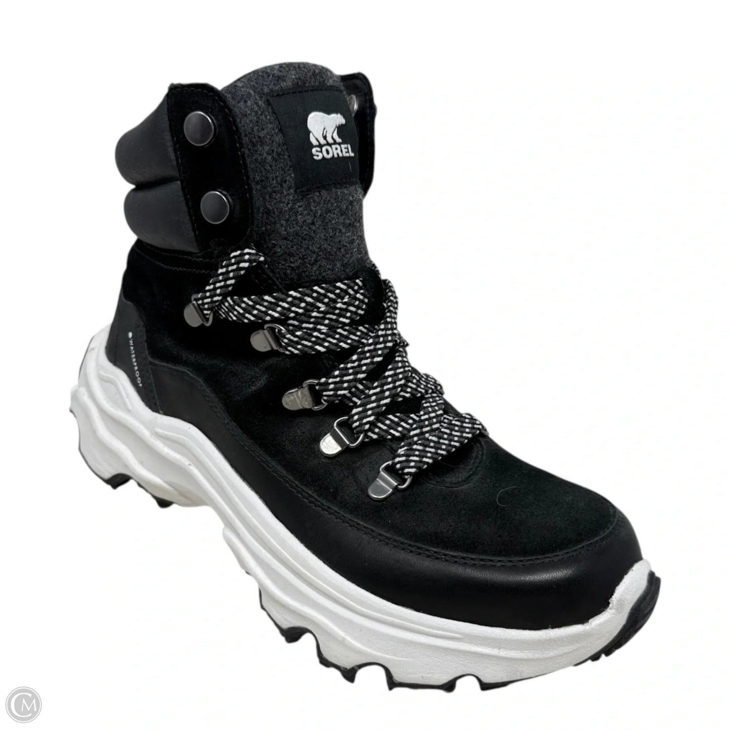 Kinetic Breakthru Conquest Waterproof Lace-Up Sneaker Boots By Sorel In Black, Size: 10.5
