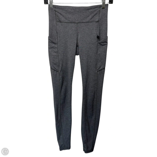 Athletic Leggings By Lululemon In Grey, Size: 4
