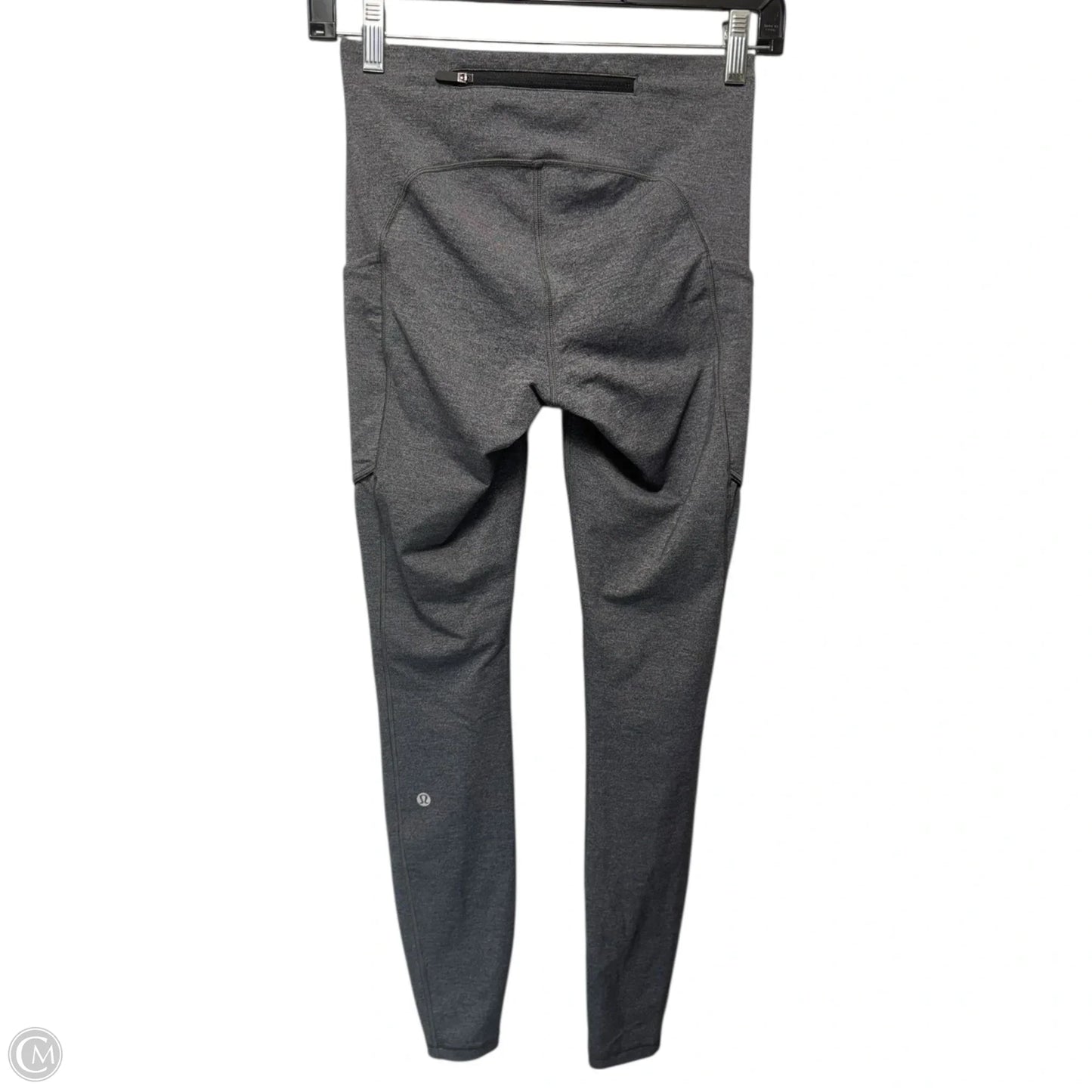 Athletic Leggings By Lululemon In Grey, Size: 4