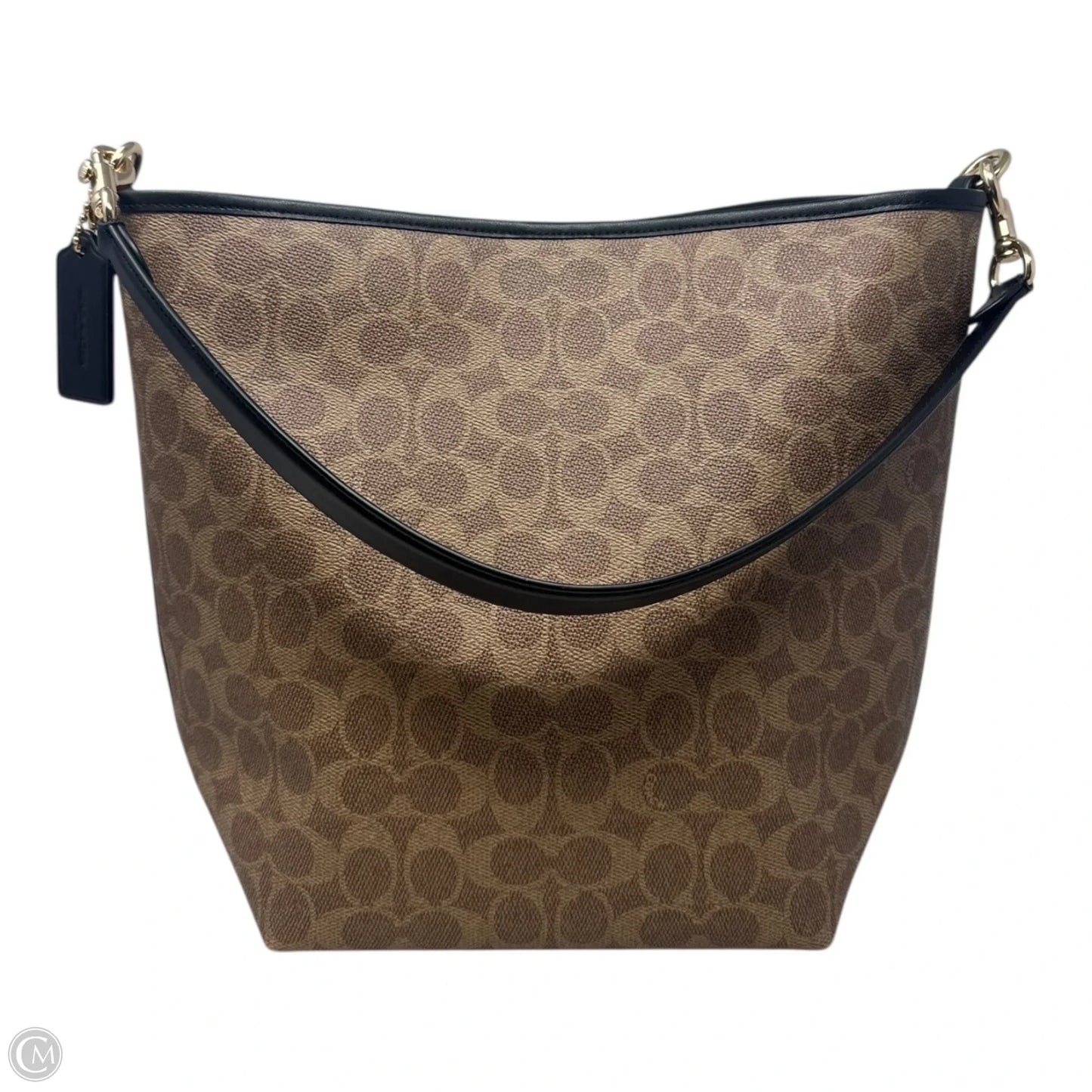 City Signature Bucket Handbag Designer By Coach, Size: Medium