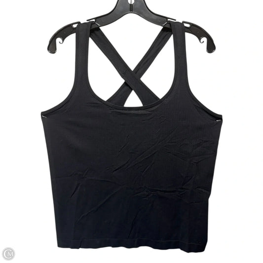 In Motion Seamless Criss Cross Tank By Athleta In Black, Size: L