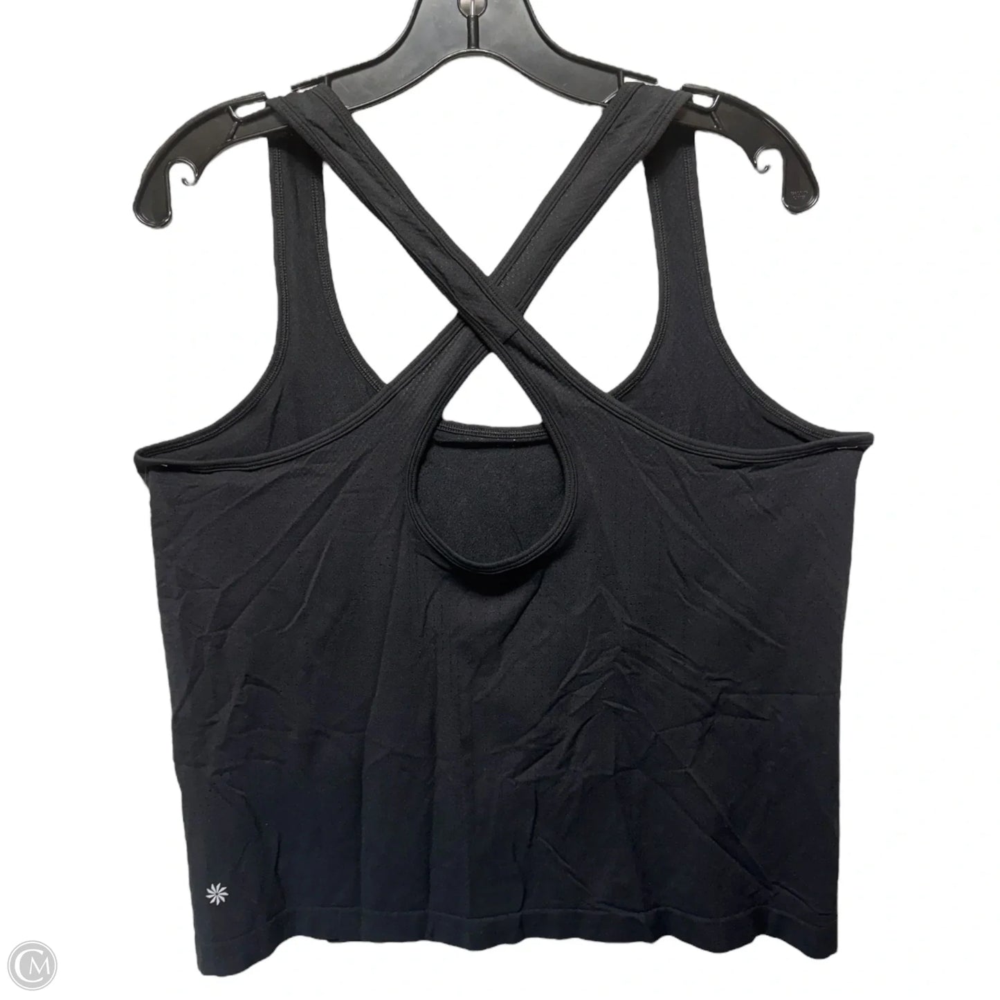 In Motion Seamless Criss Cross Tank By Athleta In Black, Size: L