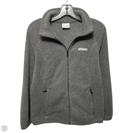 Jacket Fleece By Columbia In Grey, Size: Lp