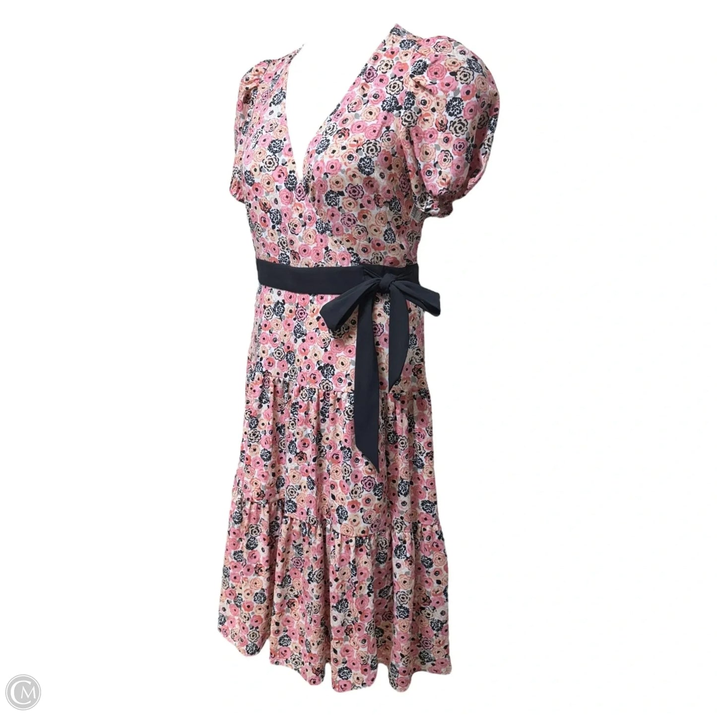 Rosette Blooms Wrap Dress Designer By Kate Spade In Floral Print, Size: M