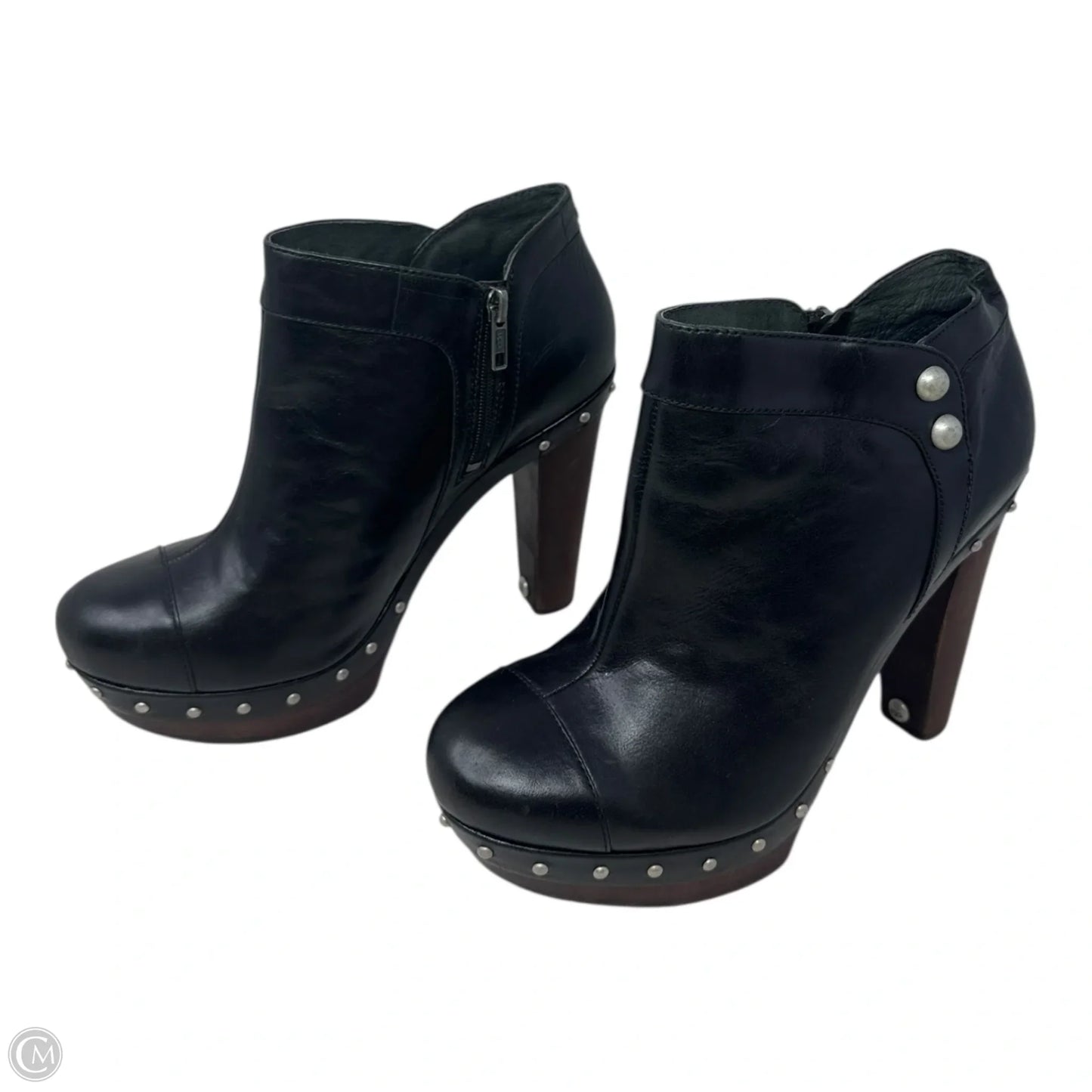 Ambrogia Studded Boots Designer By Ugg In Black, Size: 9.5