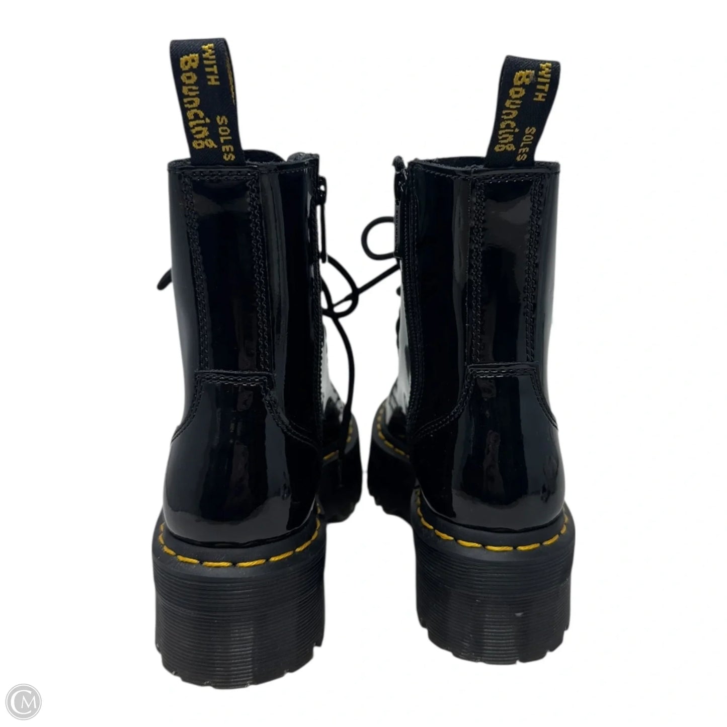 Jadon Platform Boots Combat By Dr Martens In Black, Size: 5
