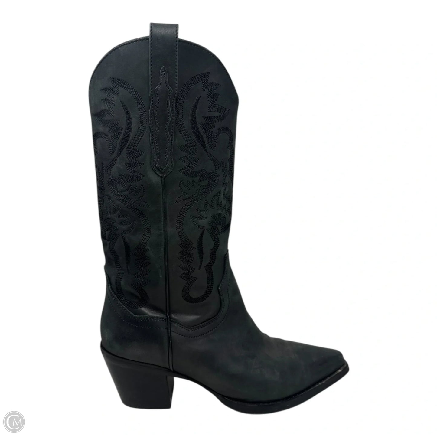 Dagget Western Boots By Jeffrey Campbell In Black, Size: 9