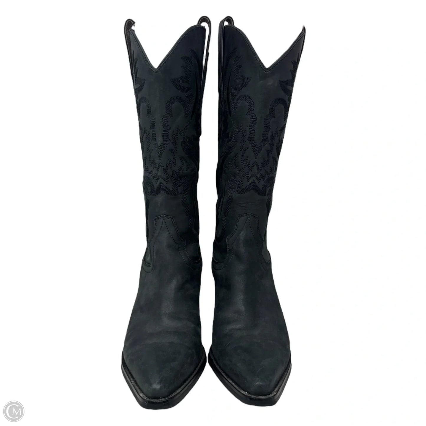 Dagget Western Boots By Jeffrey Campbell In Black, Size: 9