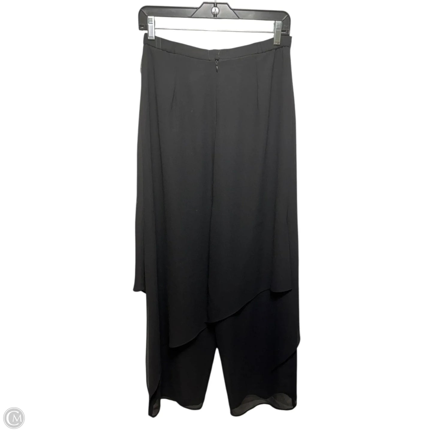 Skirt Pants Designer By Xscape In Black, Size: 8