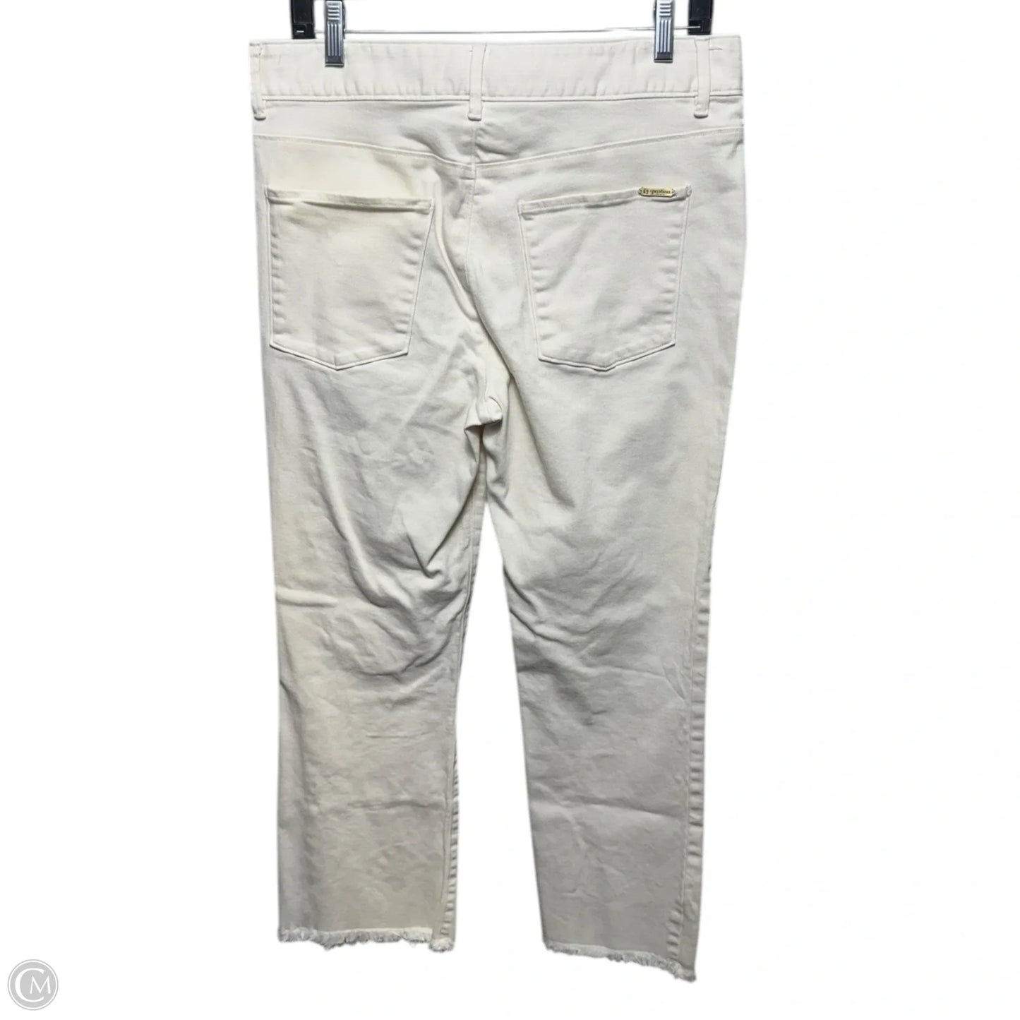 Jeans Straight By Spartina In Cream, Size: 10