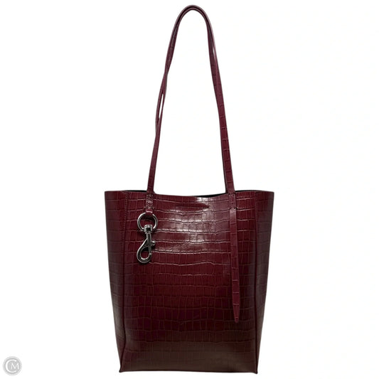 Stella Small Tote Designer By Rebecca Minkoff In Pinot Noir, Size: Medium