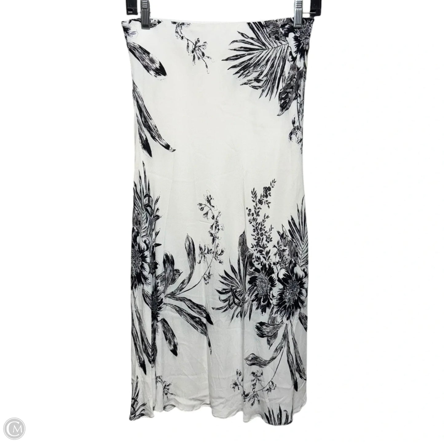 Skirt Maxi By Leith In Black & White, Size: S