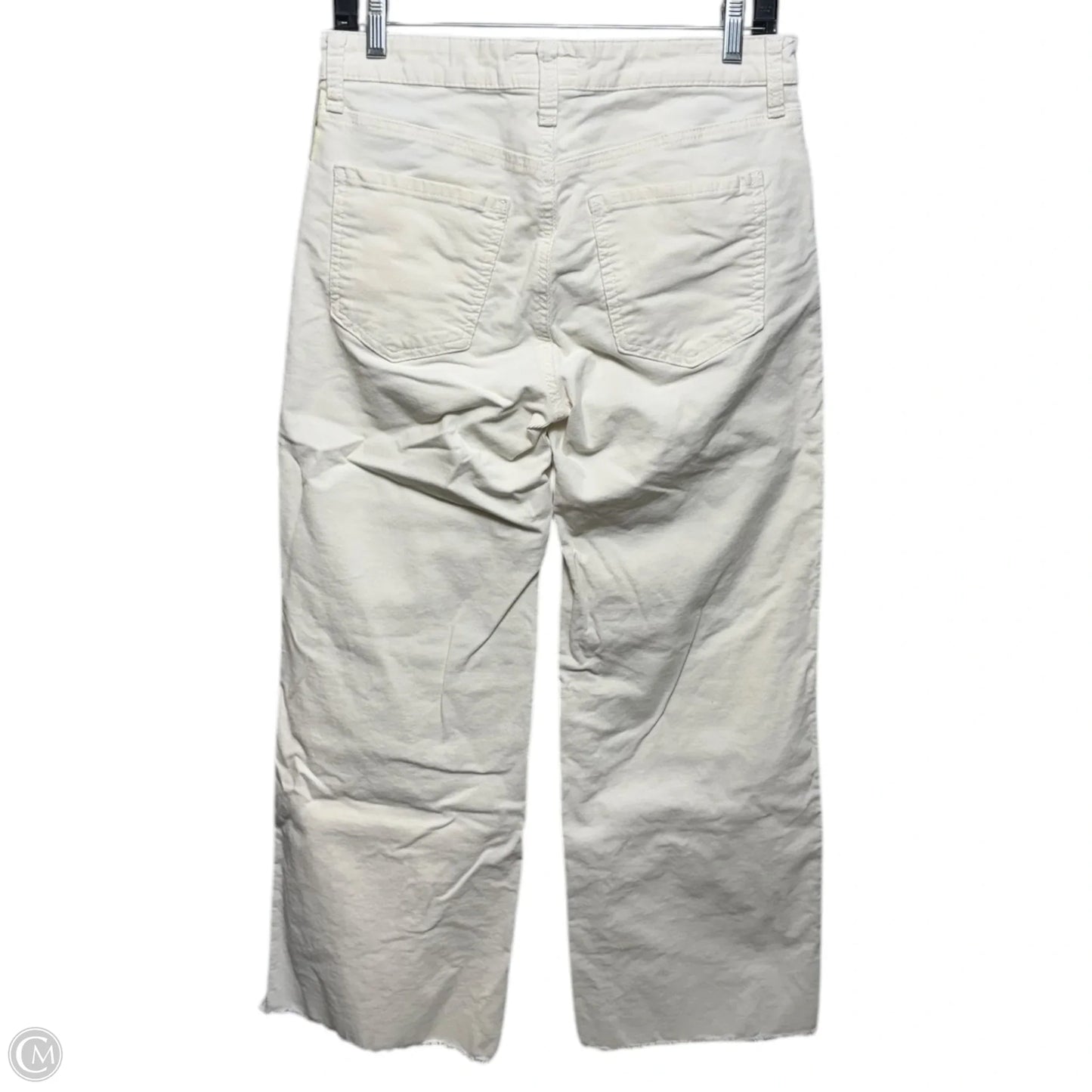 Meg Corduroy High Rise Wide Leg Pants By Kut In Cream, Size: 6