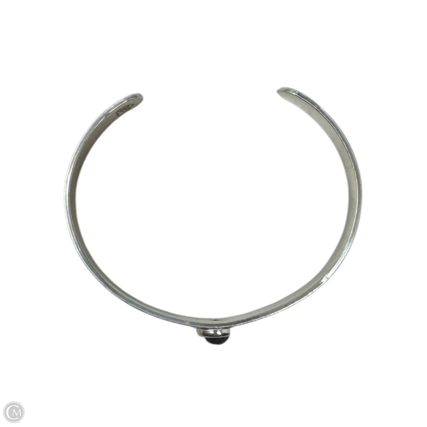 Engraved Blue Stone Bracelet Cuff By Brighton