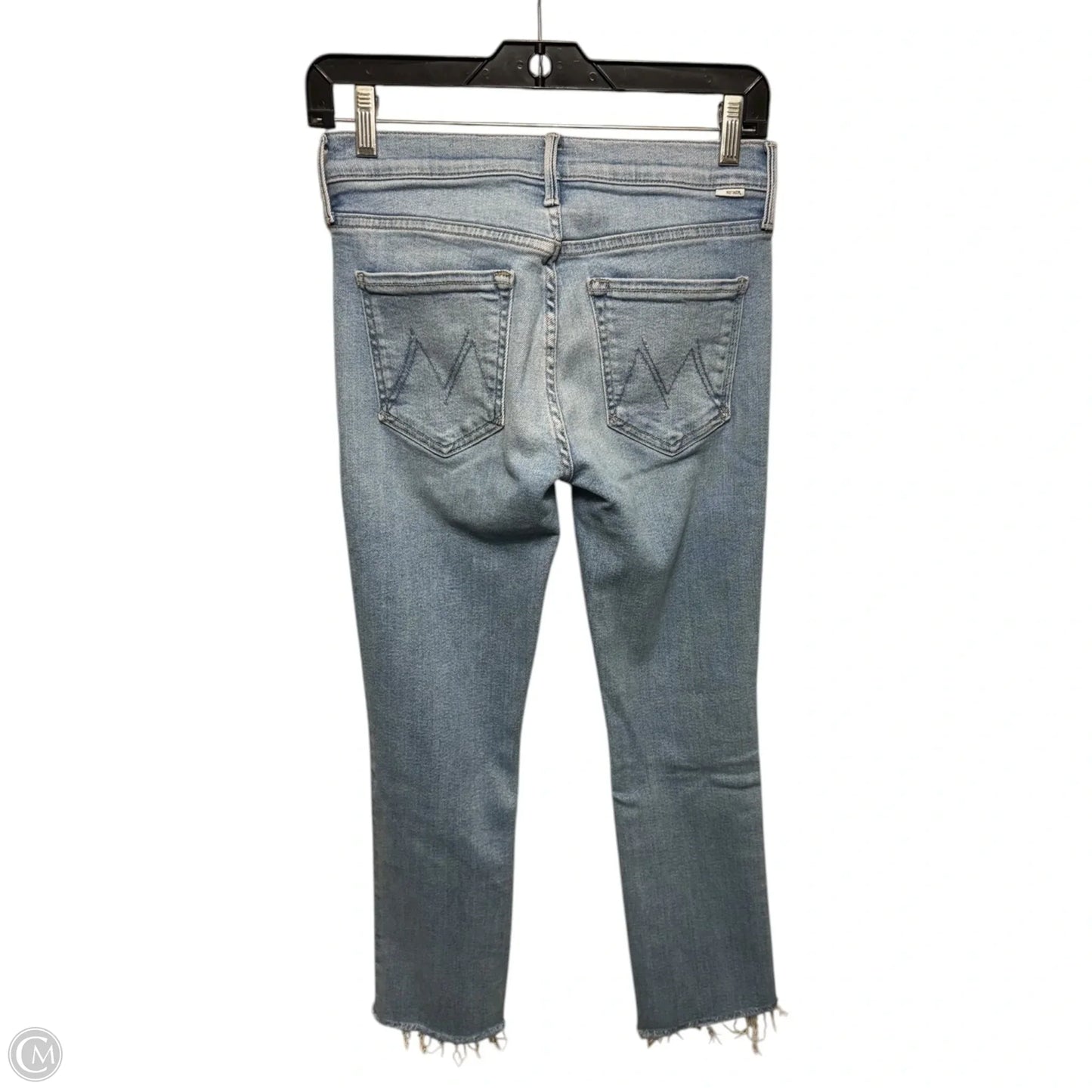 Lil Mid Rise Dazzler Ankle Fray Jeans Skinny By Mother In Blessing In Disguise, Size: 2