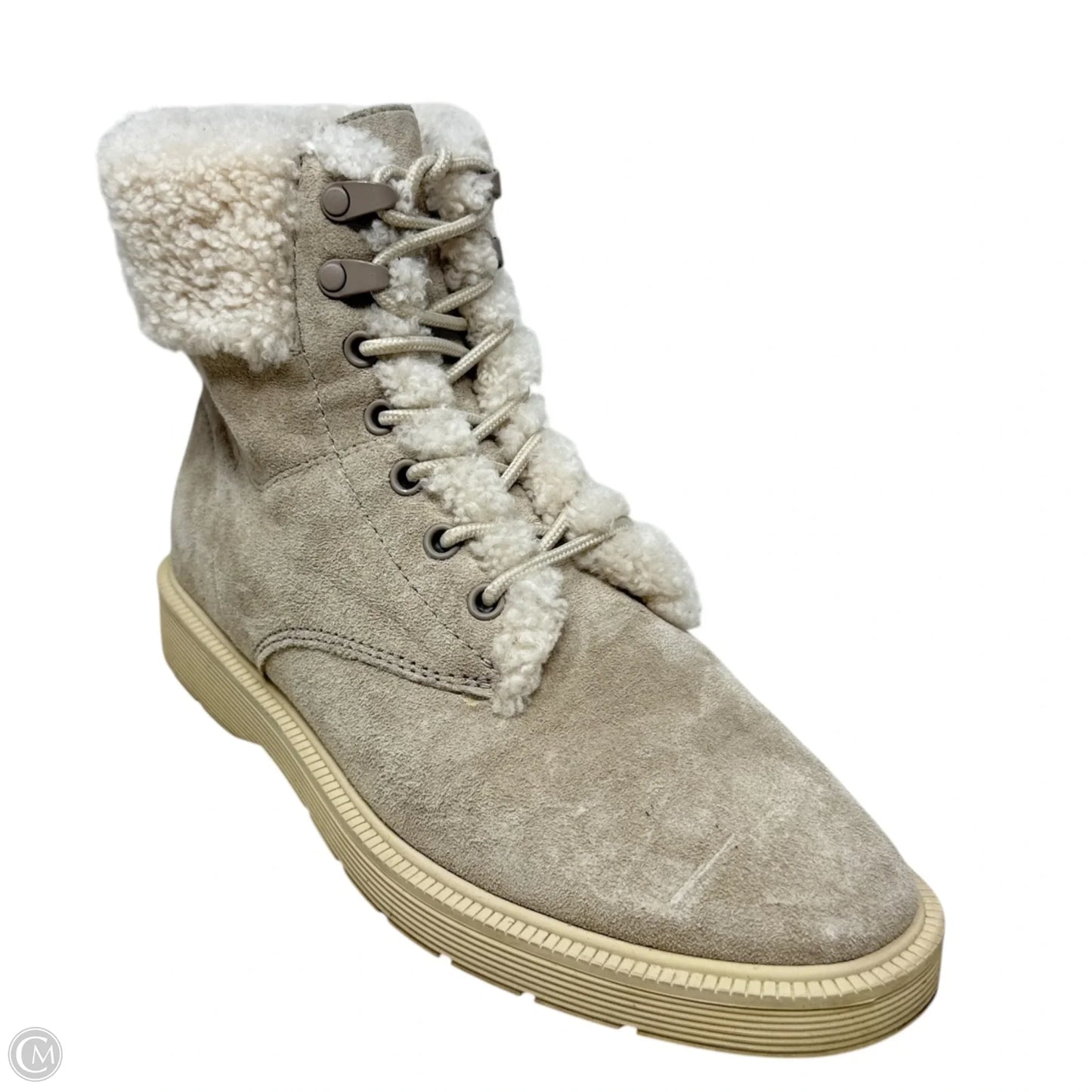 Hayes II Shearling Hiker Boots By Vince In Grey, Size: 6.5
