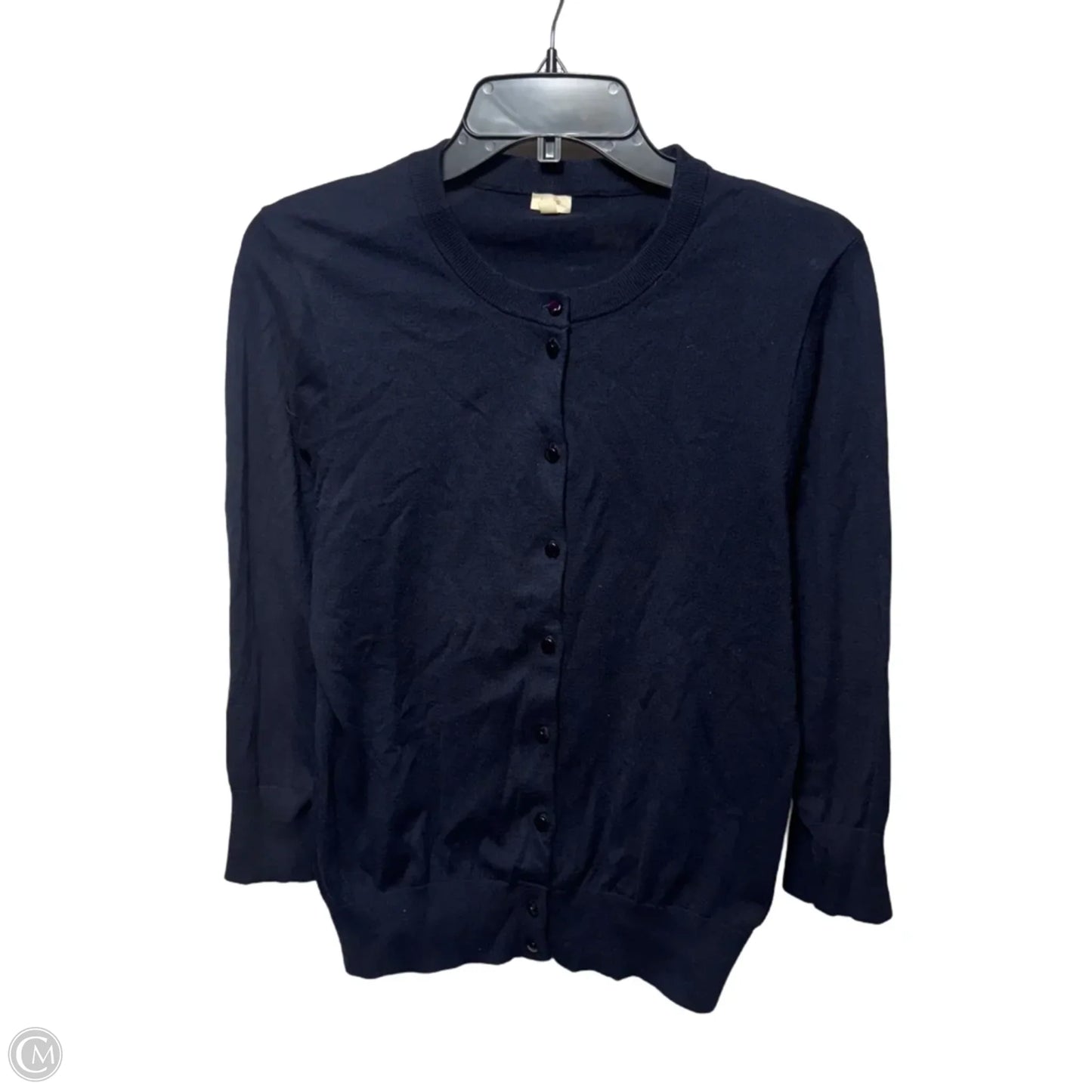 Sweater Cardigan By J. Crew In Navy, Size: L