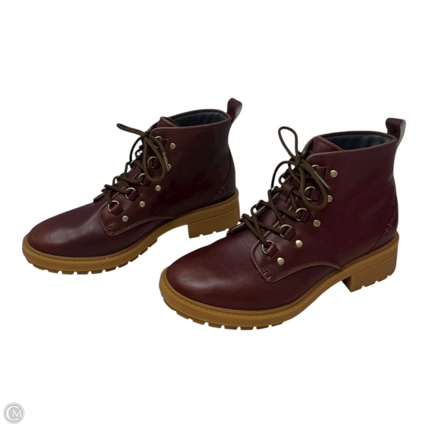 Waterproof Boots Hiking By Cole-haan In Red, Size: 8.5
