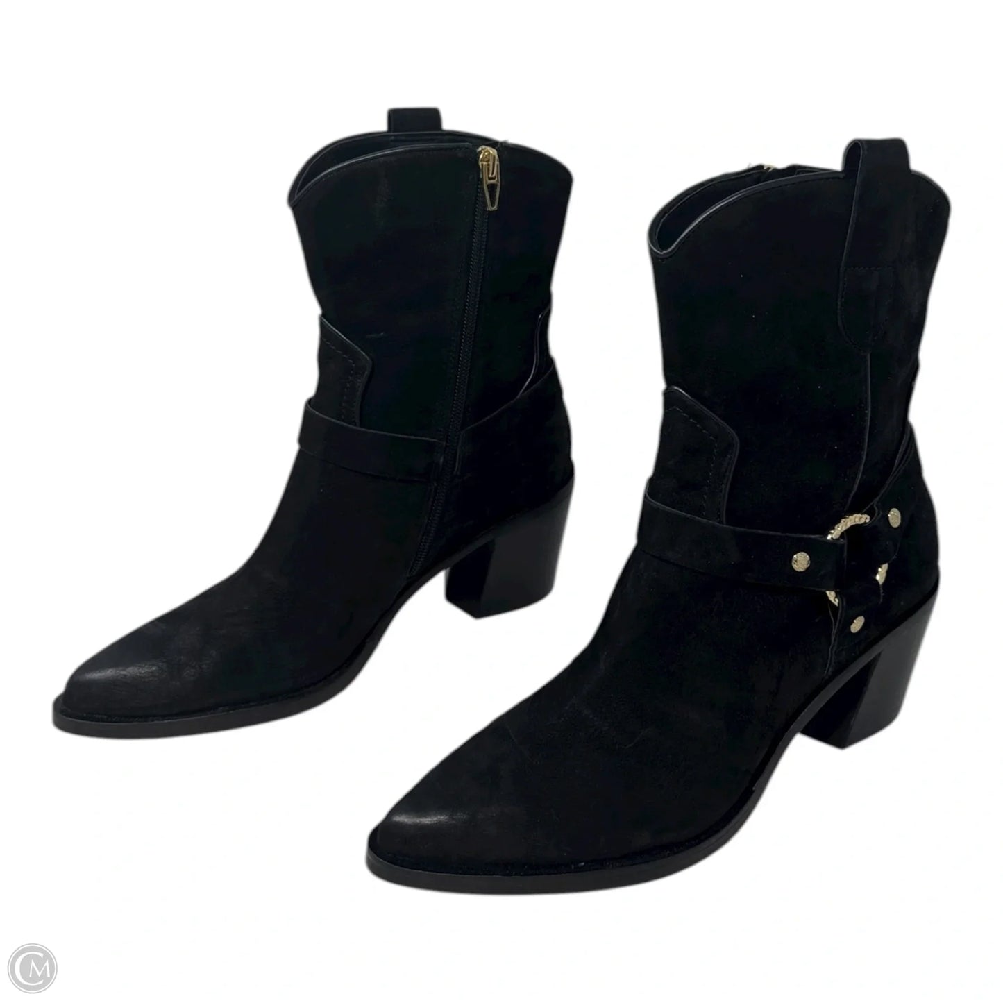 Kenzen Harness Boots Ankle Heels By Dolce Vita In Black, Size: 8