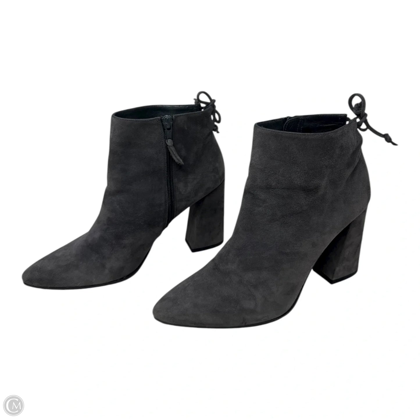Grandiose Ankle Boots Designer By Stuart Weitzman In Grey, Size: 8