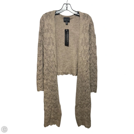 Sweater Cardigan By Elloquent In Taupe, Size: M