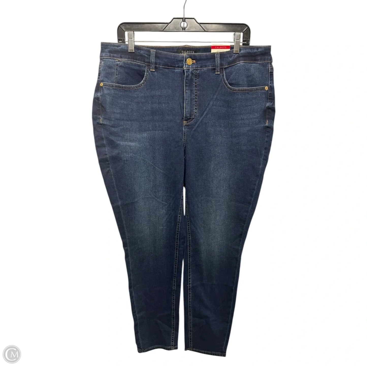 Jeans Jeggings By Talbots In Blue Denim, Size: 16