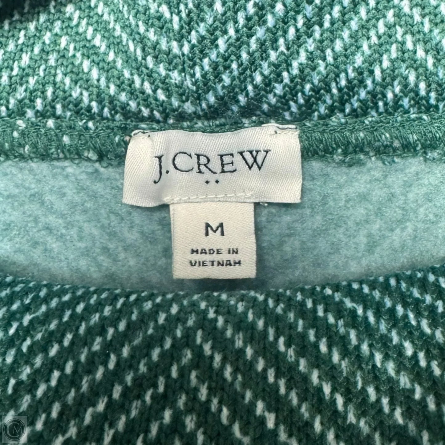 Turtleneck Top Long Sleeve By J. Crew In Green, Size: M