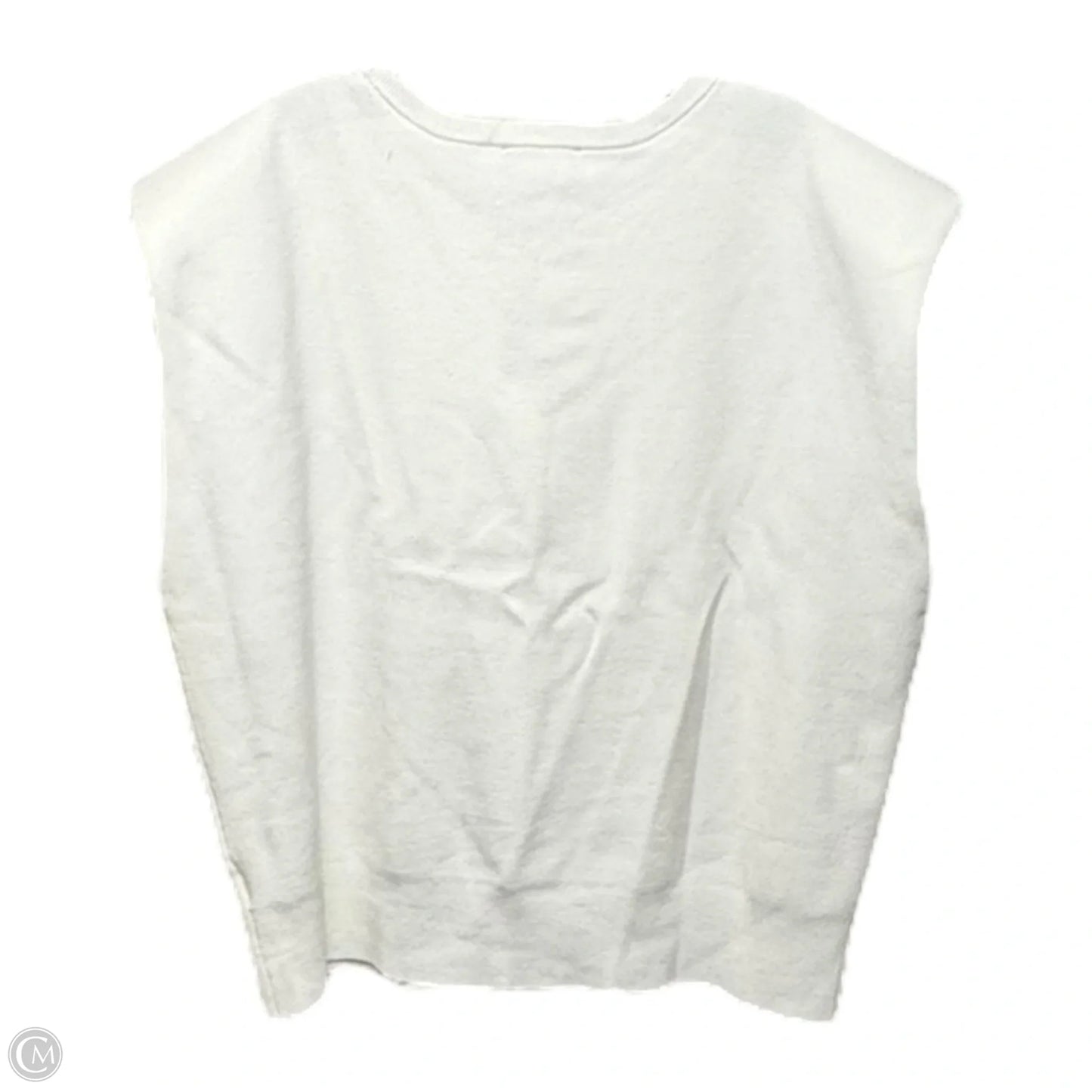 Top Sleeveless By Express In White, Size: Xl