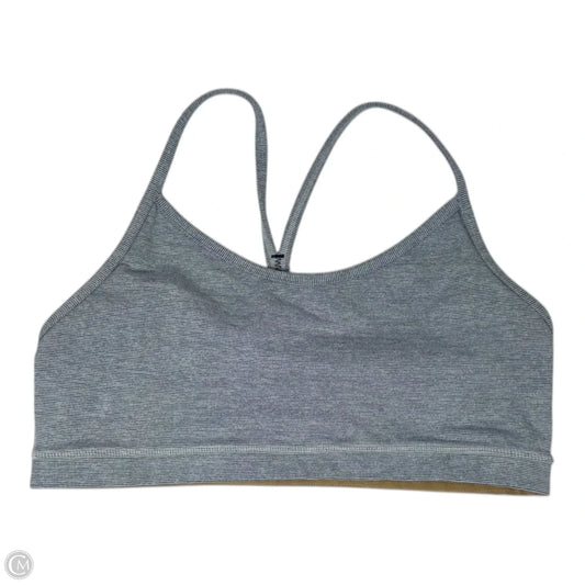 Athletic Bra By Lululemon In Grey, Size: 10