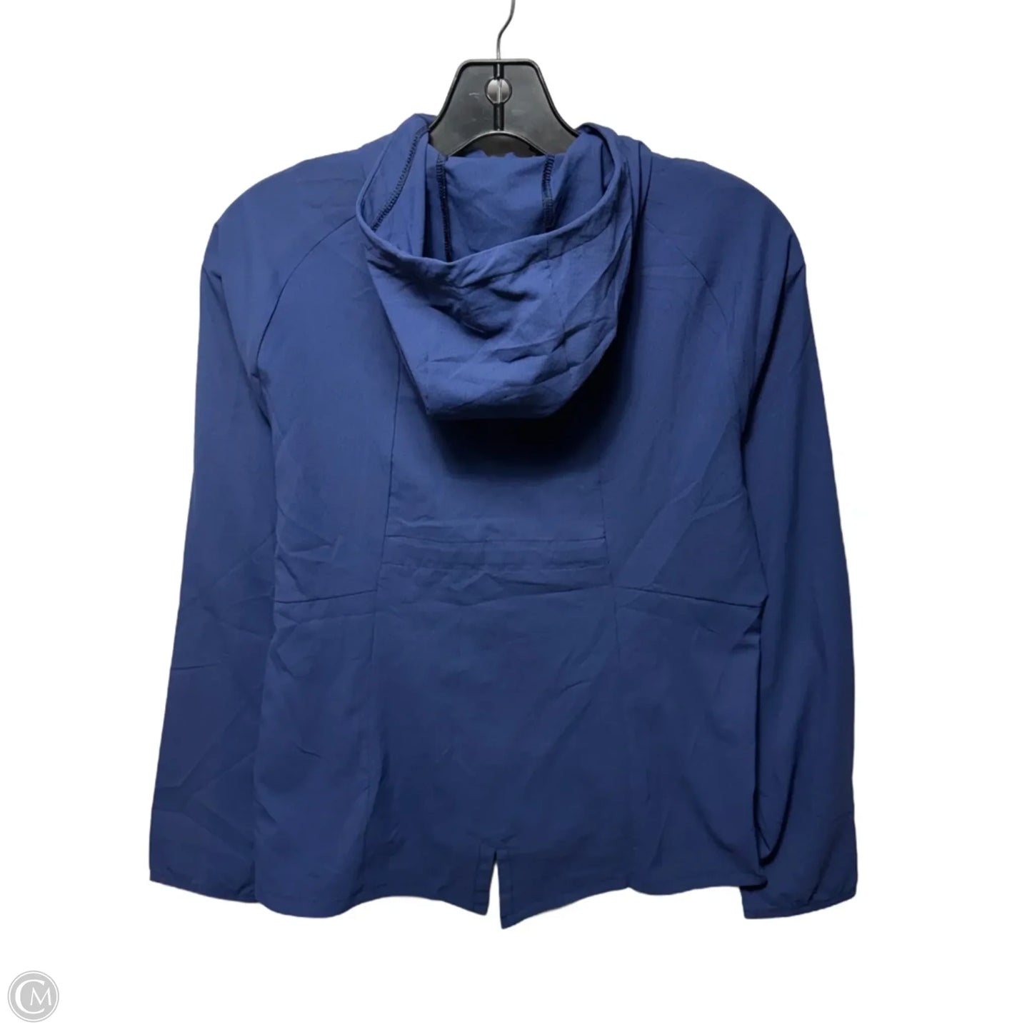 Jacket Windbreaker By Brooks In Blue, Size: S
