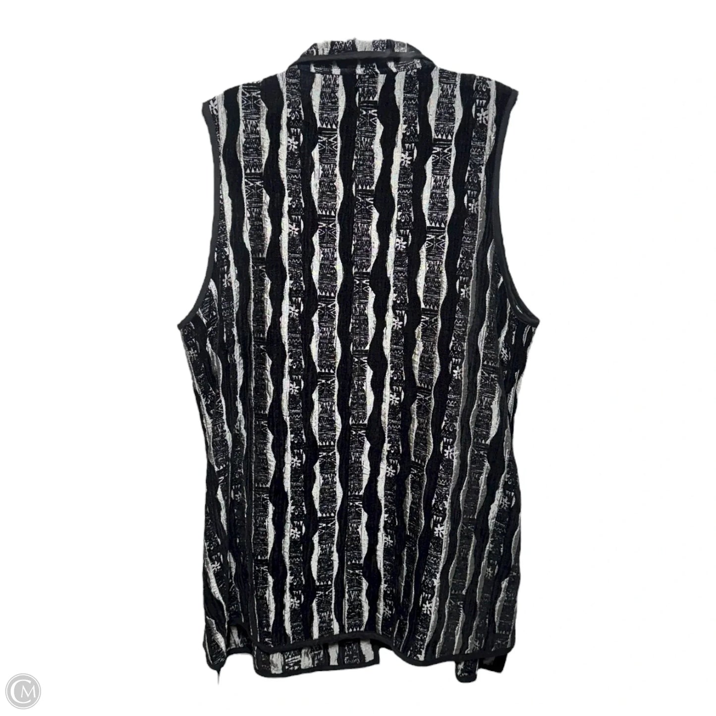 Vest Other By John Mark In Black & Grey, Size: L