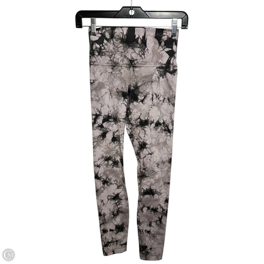 Athletic Leggings By Lululemon In Grey & Pink, Size: 2