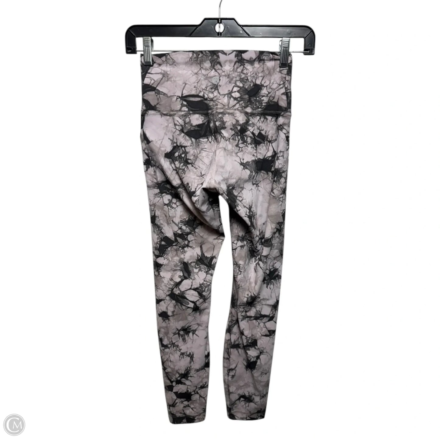 Athletic Leggings By Lululemon In Grey & Pink, Size: 2