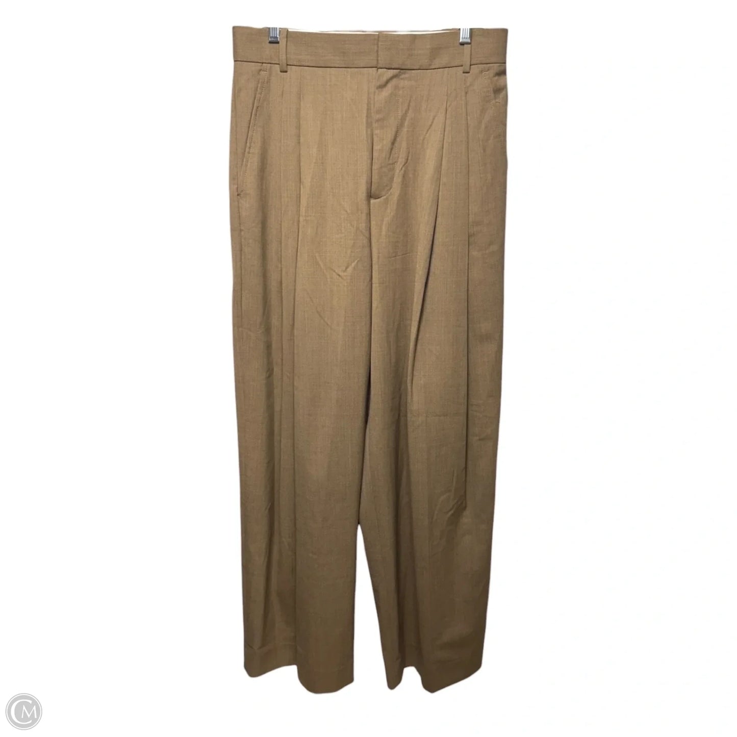 Wool Pants Wide Leg By Banana Republic In Tan, Size: 6