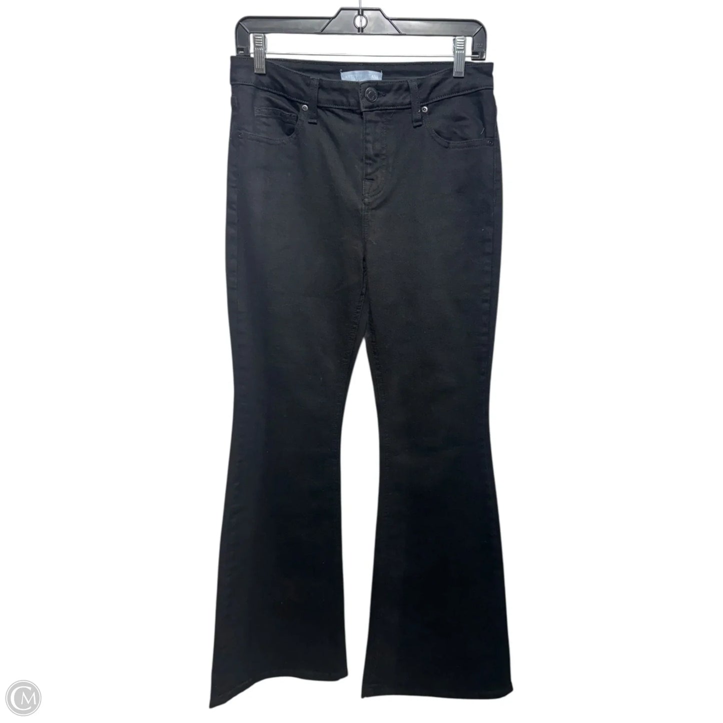 Jeans Flared By Antonio Melani In Black Denim, Size: 6