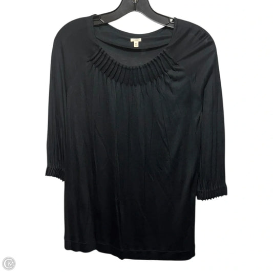 Top Long Sleeve By J. Crew In Black, Size: Xs