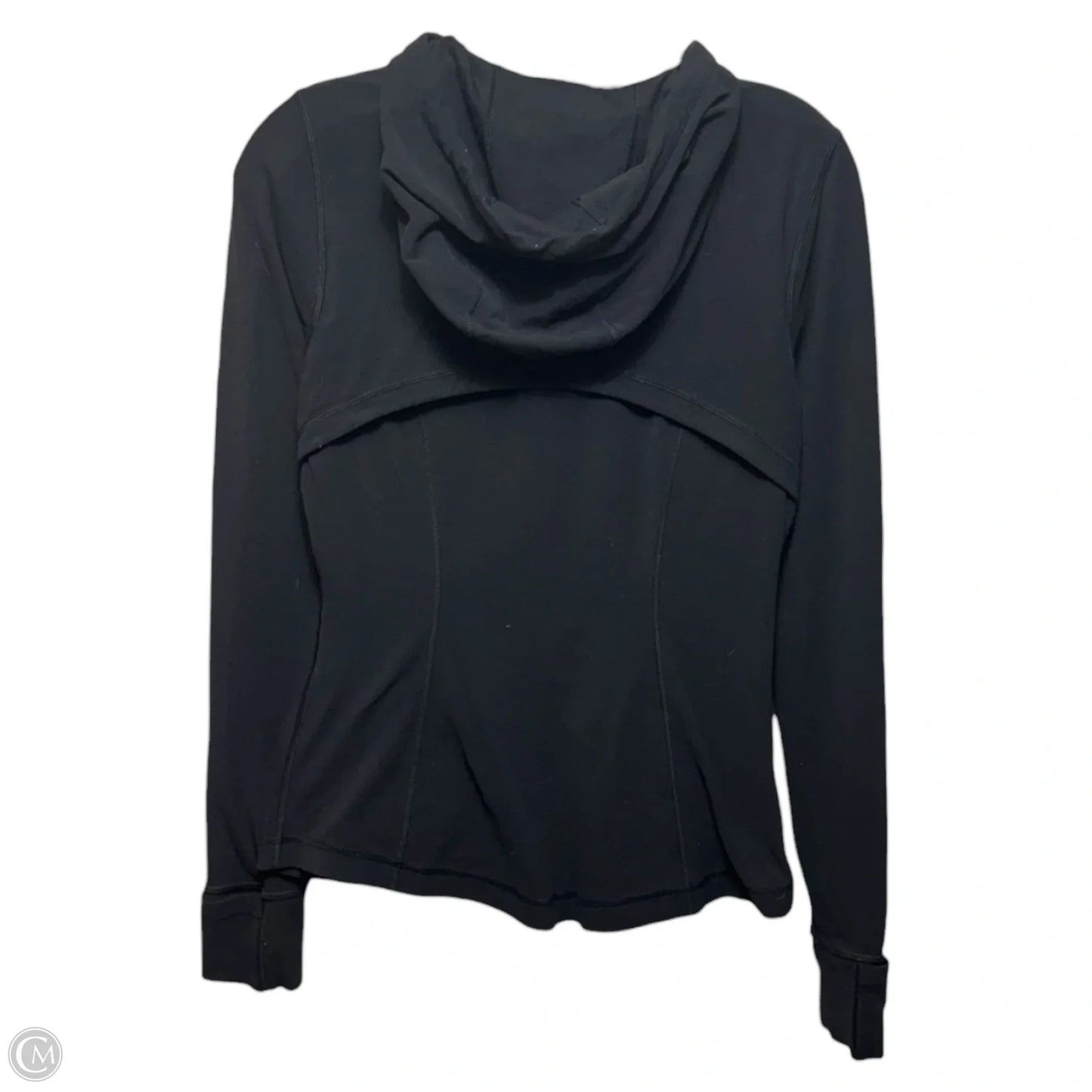 Athletic Jacket By Lululemon In Black, Size: 6