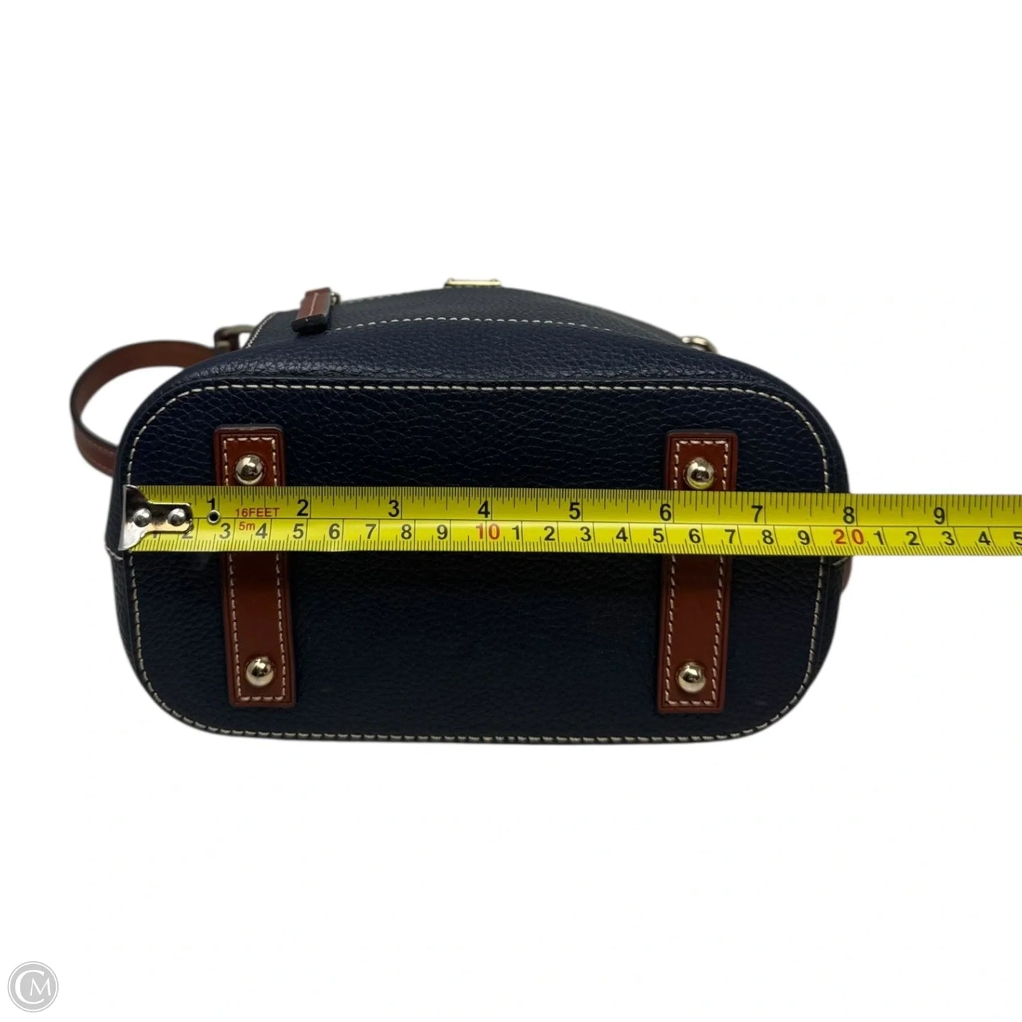 Pebbled Leather Crossbody Designer By Dooney And Bourke, Size: Medium