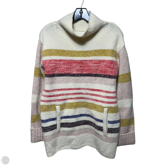 Sweater By Anthropologie In Striped Pattern, Size: Xs