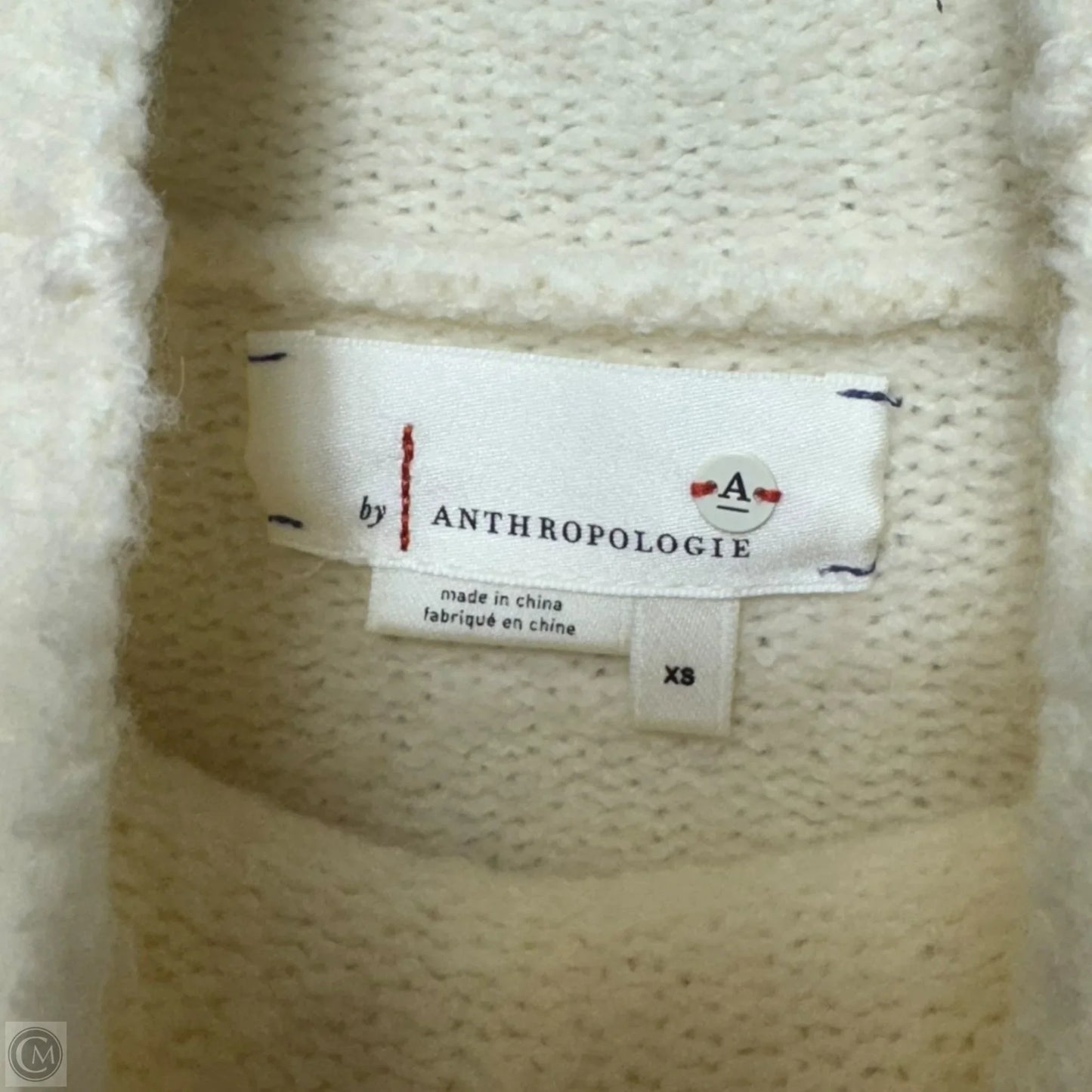 Sweater By Anthropologie In Striped Pattern, Size: Xs