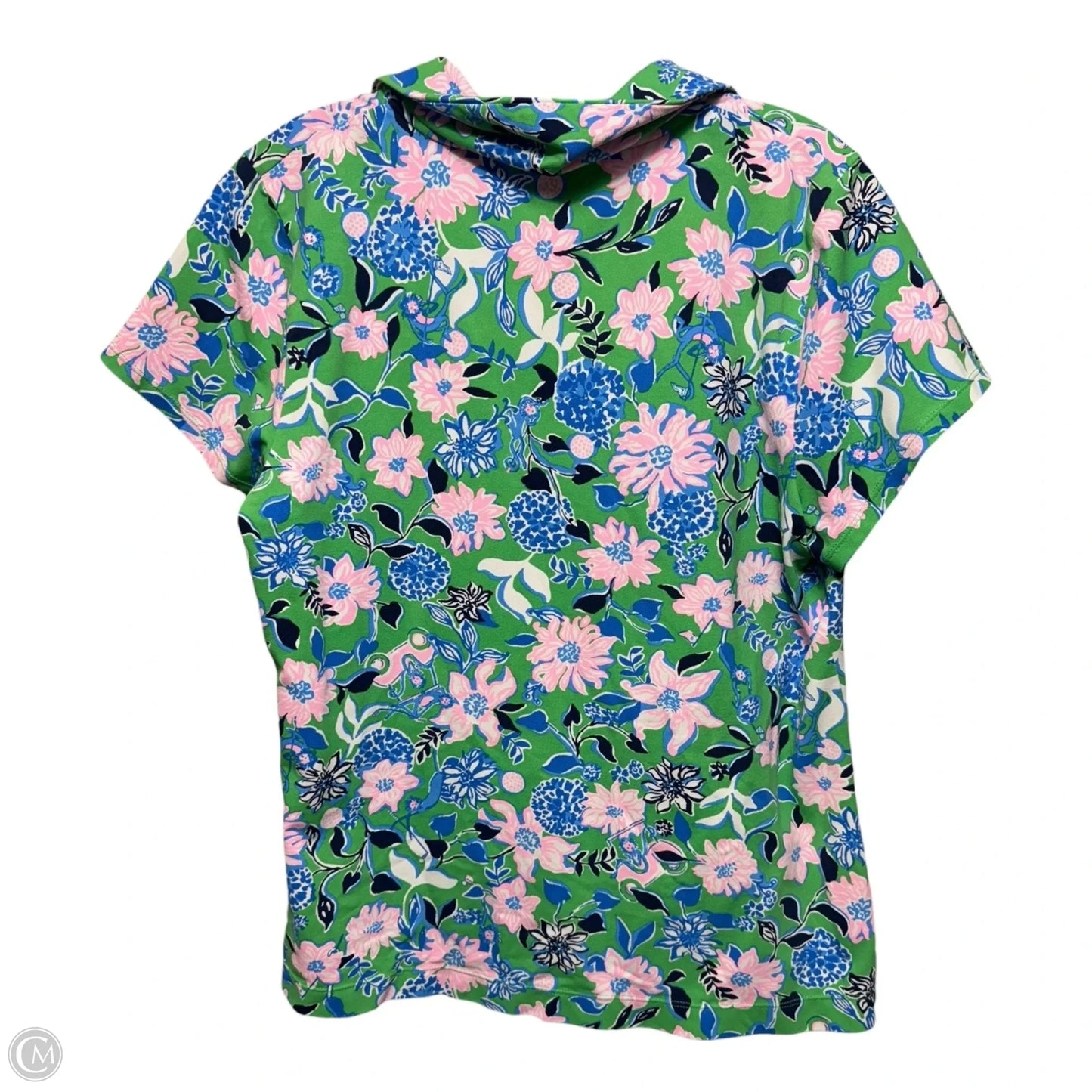 Athletic Top Short Sleeve Designer By Luxletic Lilly Pulitzer In Multi-colored, Size: Xxl